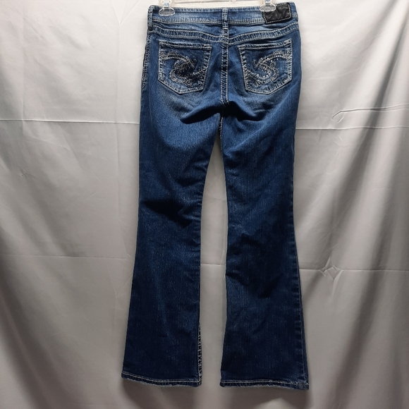 Silver Suki denim boot cut flare jeans 28 W - Picture 2 of 7